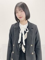 シー(shii..)&nbsp;《shii../大黒》#ミニボブ#ぷつんカット#シースルーバング