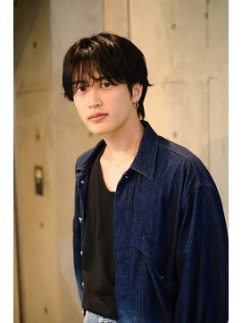 ブークル(boucle) シースルーバング　長めショート
