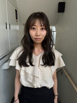 ローレンジウ(LOREN JU) ミディアムヘア/暗めカラー/グランマッシュ/名駅/レイヤーカット