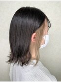 髪質改善/顔周りレイヤーカット/グレージュ[十条/十条駅]
