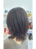 ミディアムレイヤー/レイヤーボブ/くびれレイヤー