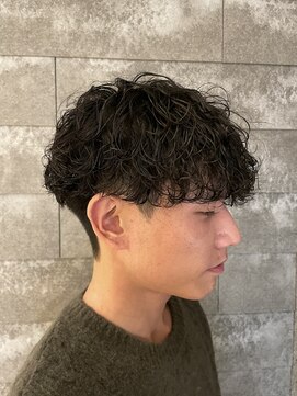 ニアウ 伊勢崎連取店(Niau) メンズマッシュ波巻きスパイラルパーマメンズパーマ