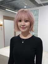 エン 栄店(enne)&nbsp;ココアベージュ/クラゲヘアー/ヘイリーボブ/小顔/栄/ボブ/黒髪