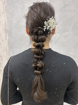 マーシュ ルーヴェ(marshu Luve) あみ下ろし/ロング/ヘアセット/お呼ばれヘア