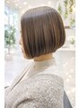 ディスコ(disco) 乾かすだけでまとまるボブは朝の時短にもなります◎