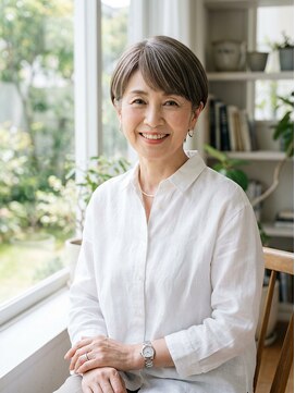 ヘアーサロン 6(hair salon) 大人上品な柔らかショートボブ