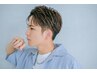 メンズカット+カラー+ナノバブルシャンプー付¥7000