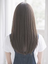 リビンバイアフロート(Livin by afloat)&nbsp;ロングレイヤー シースルーバング フェミニン 小顔前髪