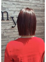 アミュー(Amyu) タッセルボブ×暖色系カラー