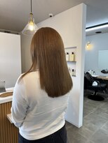 クララジャパン ナベシマ(CLALA JAPAN Nabeshima)&nbsp;縮毛矯正　質感ストレート　髪質改善カラー　顔まわり　ブリーチ
