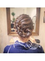 シエル(hair terrace Ciel)&nbsp;編み込みアップ♪