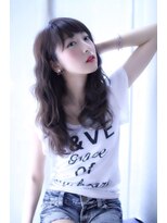 ☆ShellBear銀座☆ニュアンスパーマでこなれロングヘア