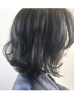 ヘアーデザイン シュシュ(hair design Chou Chou by Yone)&nbsp;☆chouchou☆グレーアッシュ×切りっぱなしボブ