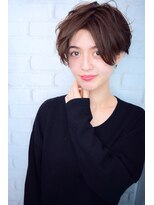 ラウンジ モリオ イケブクロ(Lounge MORIO Ikebukuro) 【morio池袋】大人かわいい前髪長め前下がりラフショート#