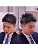 友情ツーブロック<理容室>