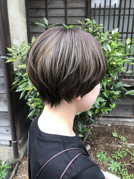 コレット ヘアー 大通(Colette hair) ☆オリーブハイライト×ショートヘア☆