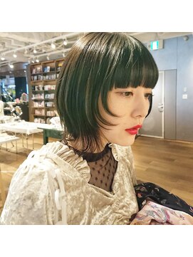 ヘアーエスクールシーユー 枚方T-SITE店(hair S.COEUR×Cu) ウルフカット