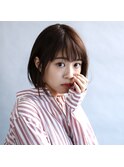 大人かわいい・小顔ショートボブ《Curaヤマグチアユミ》