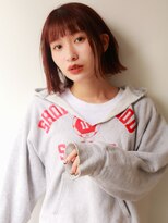 ネイヴィル オモテサンドウ(navile omotesando)&nbsp;☆ぱっつん前髪大人かわいいくびれ外ハネミニボブ☆