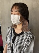 サクラ オモテサンドウ(SAKURA)&nbsp;結んで簡単に隠せる！色落ちが綺麗なインナーカラー