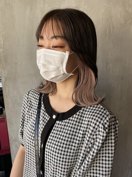 サクラ オモテサンドウ(SAKURA) 結んで簡単に隠せる！色落ちが綺麗なインナーカラー