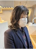 【mii】ミディアムパーマスタイル
