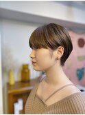 ショートボブ/うざバング/大人ショート20代30代　渋谷
