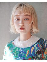 カライング(ing) 大人可愛い20代30代40代黒髪前下がりショートボブ丸みショート◎