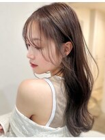 レア 表参道(L'ea)&nbsp;黒髪クラゲヘアーオリーブグレー小顔ココアベージュ