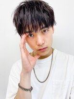 アース 三木店(HAIR & MAKE EARTH) 20代30代30代メンズフェザーマッシュ束感アッシュ好感度