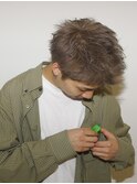 10代20代ハイトーンメンズショート