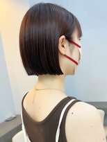 オズ 安積店(OZ)&nbsp;ダブルカラー外ハネボブインナーカラーハイライトケアブリーチ