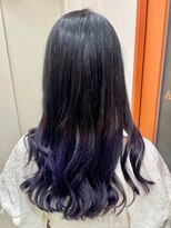 エターナルバイマティーナ(Eternal by MATINA)&nbsp;【地毛からのグラデーションネイビー紫】20代30代40代50代