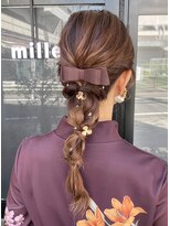 ミル(1001 mille)&nbsp;ブライダルヘアセット/結婚式ヘアセット/結婚式着付け