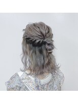 リミットバイアフィナー 大宮店(limit by Afinar)&nbsp;ハーフアップアレンジ