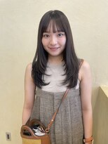 スニュウ(snuw)&nbsp;【snuw mina】レイヤーカット/顔周りカット/透明感カラー/伏見