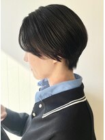 モリオフロムロンドン 松戸店(Morio from London)&nbsp;【morio松戸　アイダ】黒髪ハンサムショート大人ショート