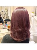 【森山】ラベンダーピンク/艶髪/大人かわいい/20代30代