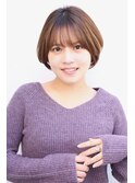 大人可愛いショートボブ