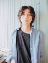 ルシードスタイル キューブ メンズ(LUCIDO STYLE Cube men's) センターパートウルフ