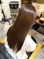 オーバルヘアー(OVAL hair)&nbsp;髪質改善/マロンブラウン/ストレートロング