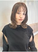 大人ガーリー/ダークアッシュ/似合わせカット［栄］