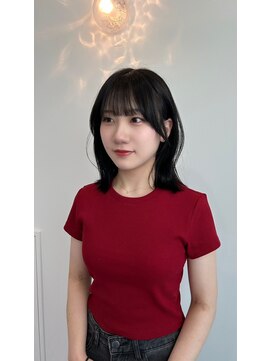 ギグス 栄店(gigs) レイヤーボブ/ミディアムレイヤー/小顔ヘア/ブリーチなしカラー