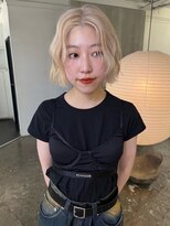 カシェ ナカザキ(CACHE NAKAZAKI)&nbsp;ブロンド/ボブ/ハイトーン