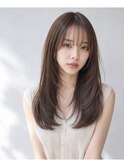 顔周りレイヤーカット_韓国調布ハッシュカット前髪カットウルフ