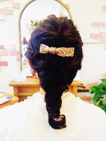 ヘア ナヴォーナ 千代ケ崎店(hair NAVONA) 編み込みアップ