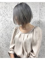 ノア ヘアデザイン 町田店(noa Hair Design)&nbsp;グレージュ×シンプルボブ
