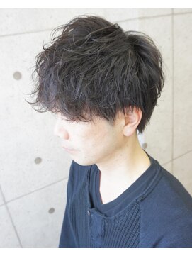 ヘアテリア リュウ 大塚(hair teria ryu) グランメゾンパーマ！サイドツーブロック前髪重め無造作パーマ