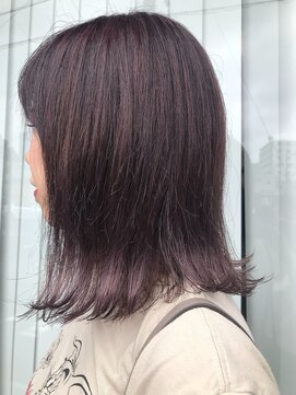 ヘアーサロン フーガ せんげん台店(HAIR SALON fuuga) ミディアム×パープルカラー