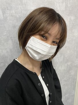 シールドヘアー 沖縄 新都心(C'LD Hair) 【 C’LD 】お客様スタイル_愛され上手な丸みショート